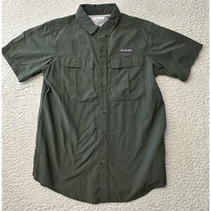 Columbia Mens Short Sleeve Button Down Hiking Shirt Small